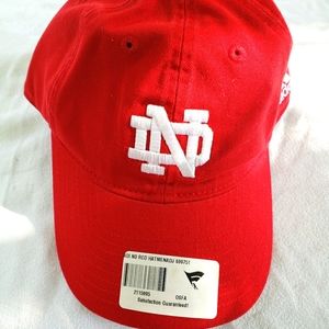 Notre Dame Red Baseball Cap Adidas